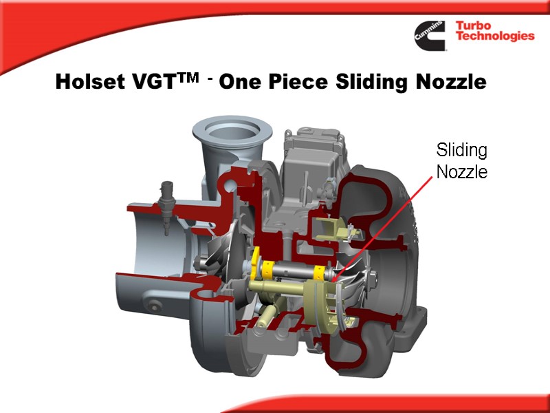 Holset VGTTM  - One Piece Sliding Nozzle
